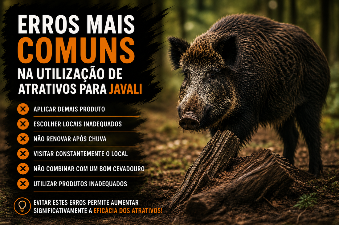 Erros mais comuns na utilização de atrativos para javali